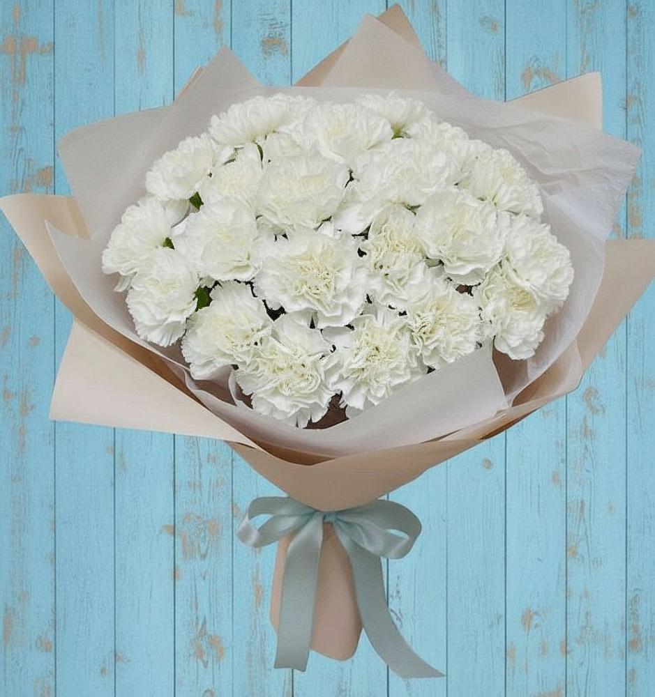 Букет цветов из: Гвоздики в Магнитный