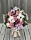 Букет цветов из: Альстромерии, Гвоздики, Розы и Хризантемы в Магнитный