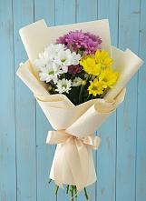 Букет цветов из:  Хризантемы #REPLACE_PRED# Магнитный