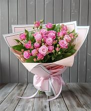 Букет Розовый кустик #REPLACE_PRED# Магнитный