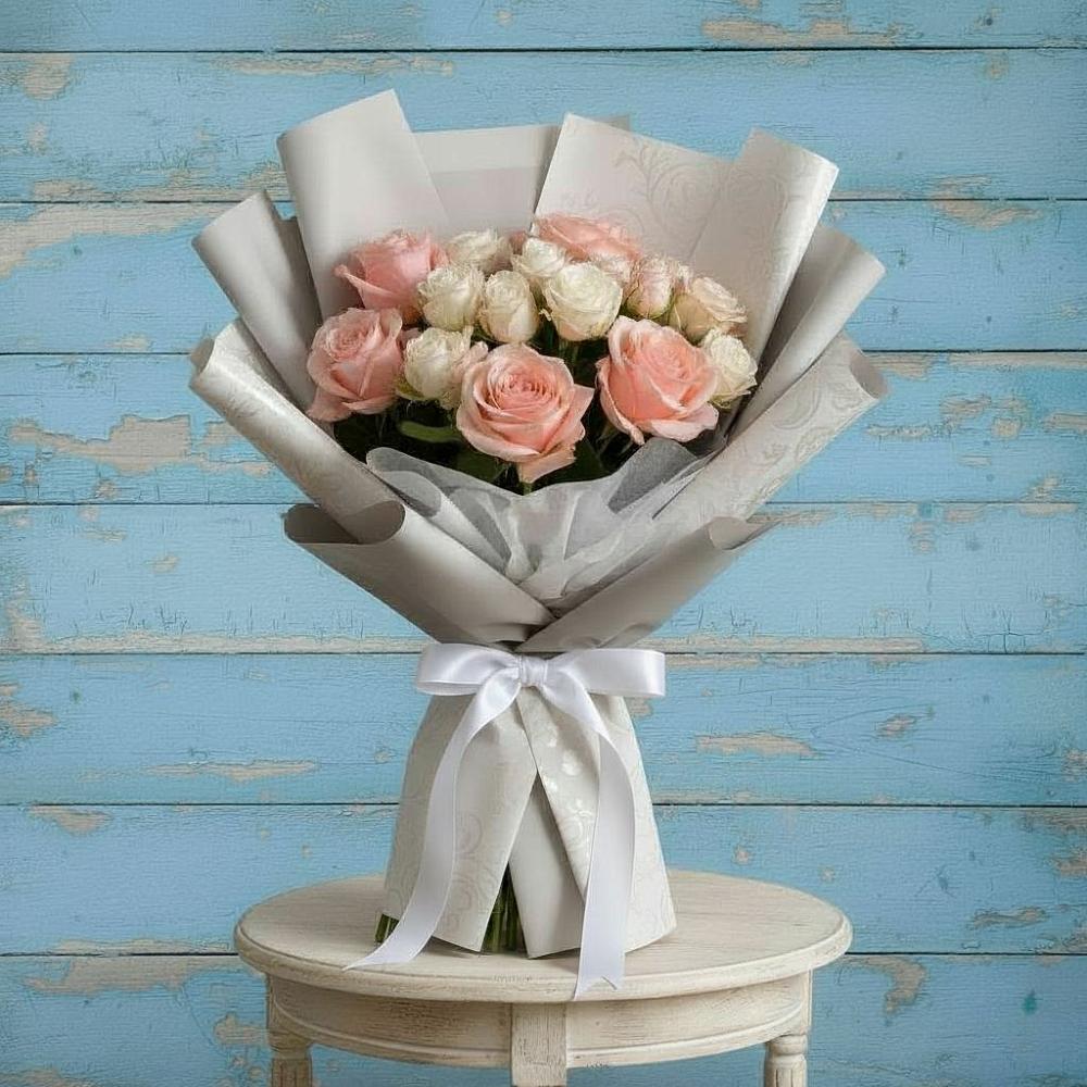 Букет цветов из: Розы в Магнитный