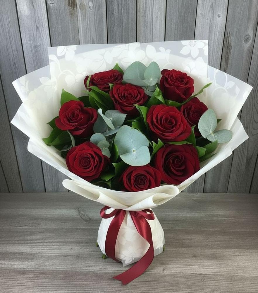 Букет цветов из: Розы в Магнитный