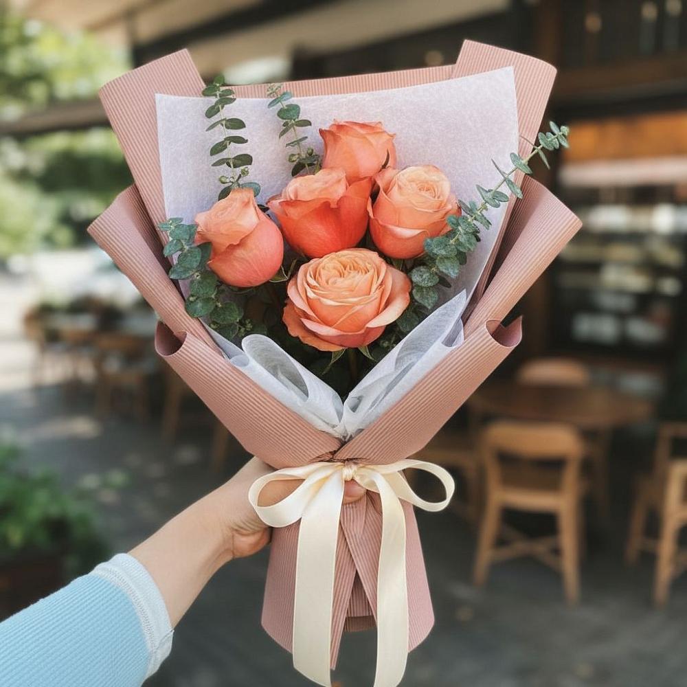 Букет цветов из: Розы в Магнитный