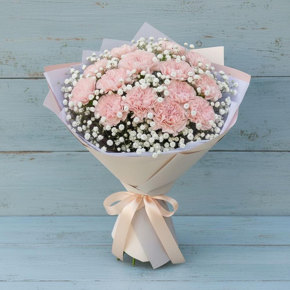 Букет цветов из: Гвоздики в Магнитный