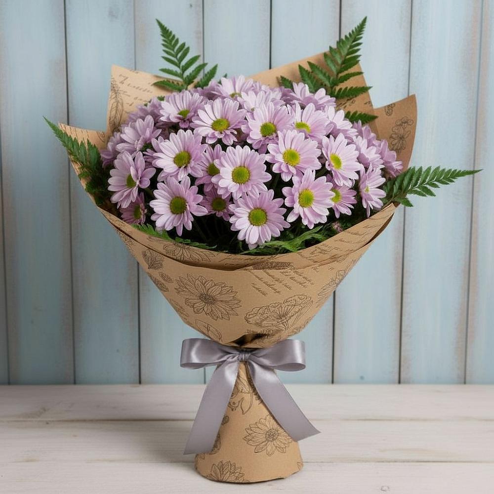 Букет цветов из: Хризантемы в Магнитный