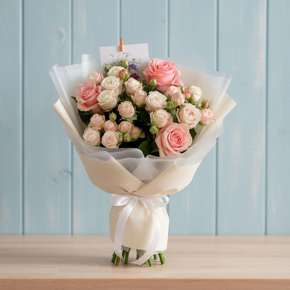 Букет цветов из: Розы в Магнитный