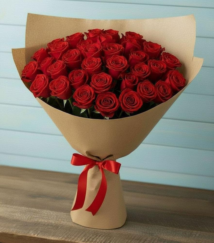 Букет Красные розы Милано в Магнитный