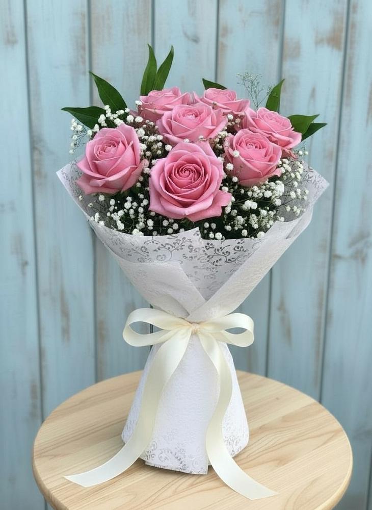 Букет цветов из: Розы в Магнитный