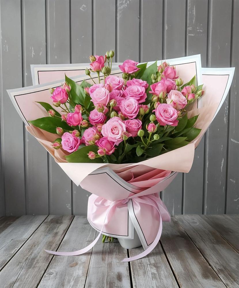 Букет Розовый кустик в Магнитный