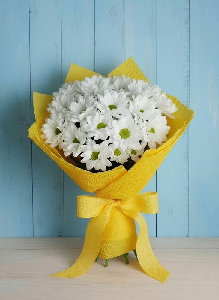 Букет цветов из: Хризантемы в Магнитный