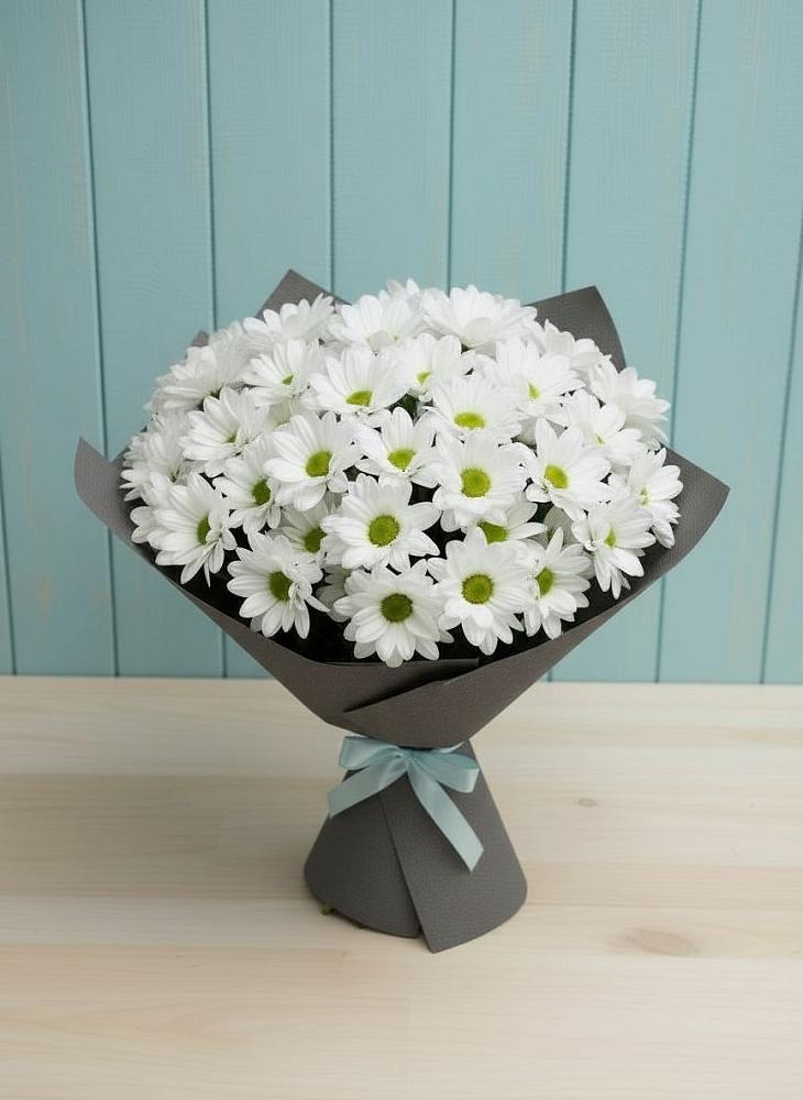 Букет цветов из: Хризантемы в Магнитный