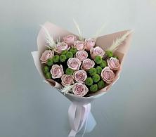 Букет цветов из:  Розы и Хризантемы в Магнитный
