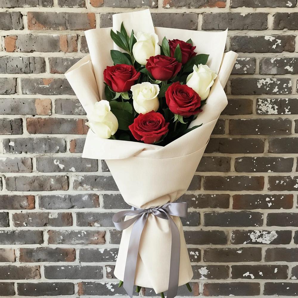 Букет цветов из: Розы в Магнитный