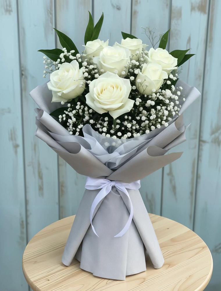 Букет цветов из: Розы в Магнитный