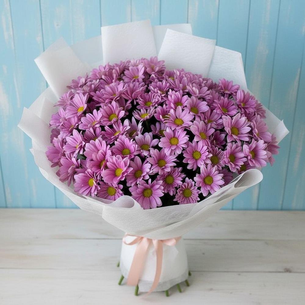 Букет цветов из: Хризантемы в Магнитный