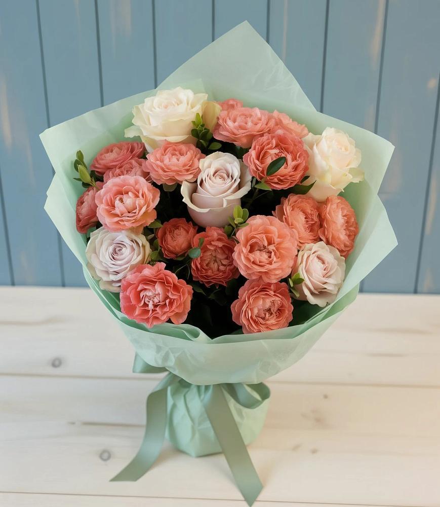 Букет цветов из: Розы в Магнитный