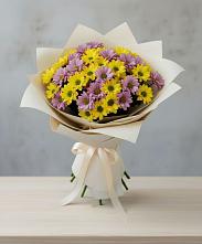 Букет цветов из:  Хризантемы #REPLACE_PRED# Магнитный