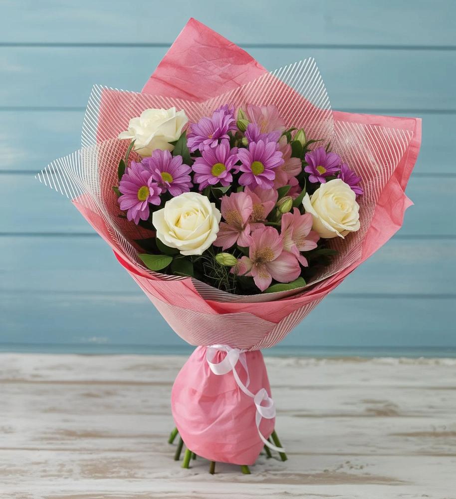 Букет цветов из: Герберы в Магнитный