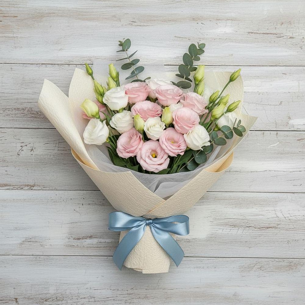 Букет цветов из: Лизиантусы в Магнитный