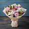 Букет цветов из: Хризантемы, Альстромерии и Розы в Магнитный